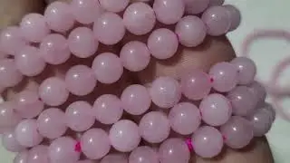 Rose Quartz Bracelet | Available on IndiaMART