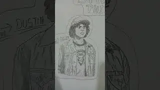 Stranger Things #dustinhenderson drawing #strangerthings #art #drawing