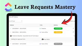 How to manage time off and vacation requests in ClickUp