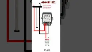 sub meter conection|sub meter for shop