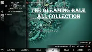 God of War Ragnarok - THE GLEAMING BALE (Chests, Artifacts, Ravens, Lore) All Collection - 100%