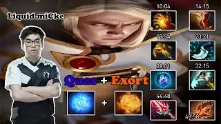 How to play invoker like Liquid.miCKe l Quas and Exort Just Farming