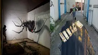 10 AMAZING STREET ART MAGIC | Best of 3D Street Art Illusion | Street Art Collide in Bushwick