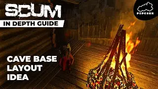 SCUM CAVE BASE BUILD LAYOUT GUIDE (SCUM Game) #SCUM