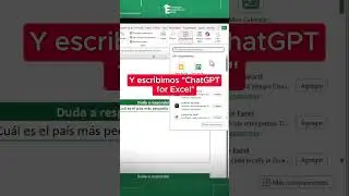 Utiliza inteligencia artificial en Excel en menos de 1 minuto. 😳✅