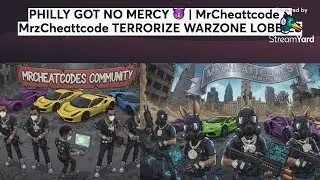 PHILLY GOT NO MERCY 😈 | MrCheattcode & MrzCheattcode TERRORIZE WARZONE LOBBIES