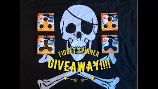 Fidget Spinner Giveaway!!!!! Pirate Pat Channel