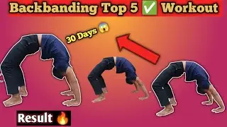 Backbend Transformation in 30 Days 🔥 | Top 5 Yoga Workout for Spine Flexibility 🧘&zwj;♂️
