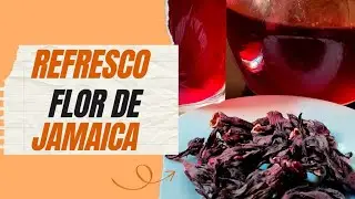 COMO HACER REFRESCO DE FLOR DE JAMAICA 🌸 BEBIDA NATURAL SALUDABLE🇵🇪