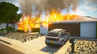 Breaking Bad House Burned Down with Gas Can & Lethal weapons | Teardown