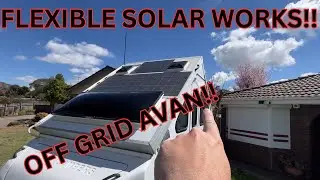 Flexible Solar Panels WORK!! - Off Grid AVan Cruiseliner PROOF!