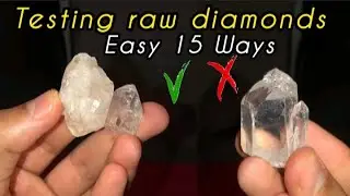 15 Ways to Identify Real Rough Diamonds at Home | Complete Diamond Guide