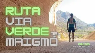 VIA VERDE DEL MAIGMÓ DESDE AGOST, CORRIENDO Y DISFRUTANDO DURANTE 42,5k #running #correr #ruta