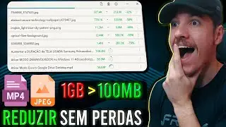 Como REDUZIR o TAMANHO de VÍDEOS e IMAGENS SEM PERDER QUALIDADE 2025