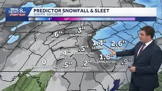 IMPACT: Light Snow Saturday AM in South Central Pennsylvania