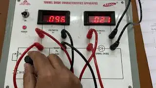 To draw the characteristic curve of a Tunnel diode