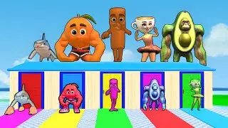 Long Slide Game With Tungtungsahur Dindindadudin Abonono Schimpaziono TrelalaTrelolo - 3D Brainrot