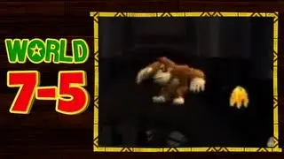 Donkey Kong Country Returns 3D - 7-5 Cog Jog All Puzzle Pieces and KONG Letters