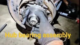 Subaru Forester rear wheel bearing hub assembly replacement