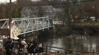 Invasion-Retreat Event at Historic New Bridge Landing, 240th on Nov, 2016