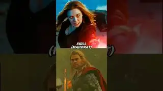 Scarlet witch (M.O.M) vs Thor (L.A.T)😱😱😱#marvel #thor #scarletwitch