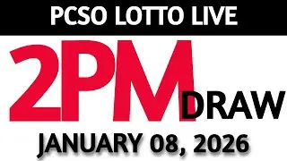 Lotto Result Today 2pm Draw January 08, 2026 Swertres Ez2  PCSO LIVE