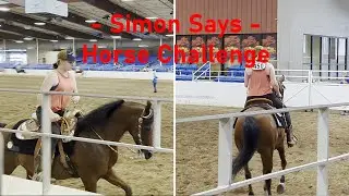 SIMON SAYS, But While RIDING A HORSE! (4K) - Fun Arabian Horse Show Challenge at WestWorld