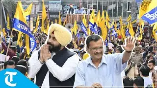 Himachal Assembly polls: Arvind Kejriwal takes out roadshow in Solan