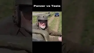 Panzer vs Tesla - WW2-Veteran zerst&ouml;rt Tesla mit Sherman Panzer #tesla