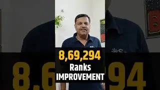 8.7 Lakh Rank ka Improvement in 2 months😱😱 | JEE 2024 #shorts #jeemains #iitjee #esaral