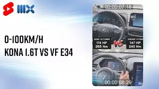 Thử khả năng tăng tốc 0-100km/h của xe điện Vinfast VF E34 v&agrave; xe xăng Hyundai Kona 1.6 Turbo