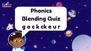 Phonics Phase 2 Blending Quiz - g o c k ck e u r