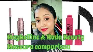 Short & Simple comparison  &  Review of HUDA One coat wow and Maybelline Sky High mascaras