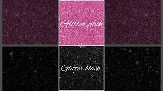 Glitter pink 💖vs Glitter Black 🖤/ dress👗/lipstick 💄/ring /purse /nailart 💅#shortfeed