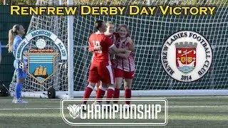 HIGHLIGHTS: Greenock Morton Women 1-3 Renfrew Ladies- SWF Championship - Matchday 10 - 06/11/22