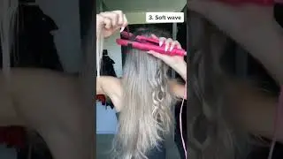 3 manieren om je haar te krullen met een stijltang 1, 2 of 3 &hearts;️ fy hairtrick flatiron#shorts #hairt