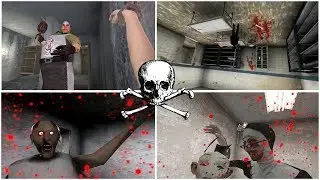 Death Scene Ending Battles || Granny VS Evil Nun VS Mr.Meat VS Evil Kid.