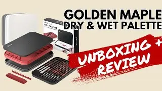 Golden Maple 2-in-1 Dry & Wet Palette unboxing & Review
