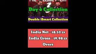 Double iSmart day 6 collection | Double iSmart box office collection