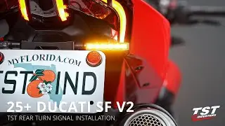 Как установить комплект светодиодных задних указателей поворота на Ducati SF/Panigale V2 2025+ от...