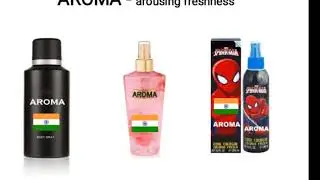Product launch presentation, deodorant (perfume)
