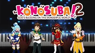 Konosuba Season 2 OP Piano - Tomorrow