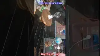 Quick Experiments | Solar and lunar eclipse | #Science #crazyscienceexperiments #shorts #trending