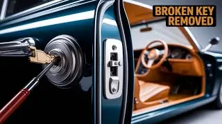 Remove broken key from RV lock, cut spares, and adjust lock