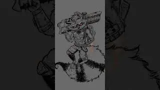 #rocketraccoon #marvelrivals #marvel #fanart #speeddraw #comics #art #rivals #racoon #clipstudio