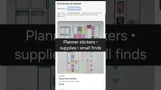 Destash Shop Is Live Planner Stickers & Supplies  #FunctioningIsh #PlannerDestash #PlannerStickers