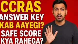 CCRAS ANSWER KEY 2025 | CCRAS Safe score 2025 | CCRAS EXAM 2025 latest update #ccras 