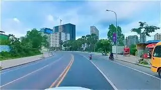 Two Lions Roundabout at Sihanoukville, Cambodia 2023