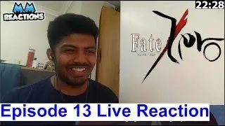 Saber, Rider & Lancer vs Caster Begins!! - Fate/Zero Episode 13 Live Reactions