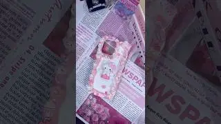 ASMR Making Phone Case #diy #phonecase #fyp #fypage #handmade #decoden #asmr #hellokitty #foryou